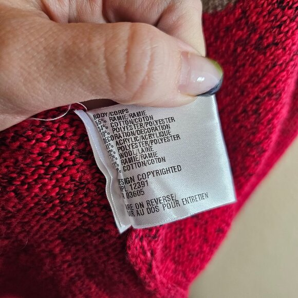 NORTHERN ISLES Reindeer Ugly Christmas Sweater~Size S/P - Picture 10 of 11